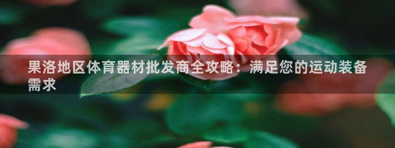 耀世平台哪个彩种是公平彩的：果洛地区体育器材批发商全