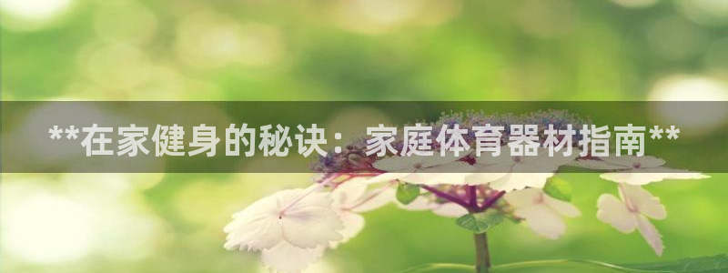 耀世娱乐的494o3 主管：**在家健身的秘诀：家庭