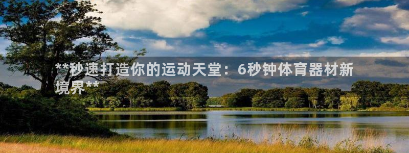 耀世广告：**秒速打造你的运动天堂：6秒钟体育器材新