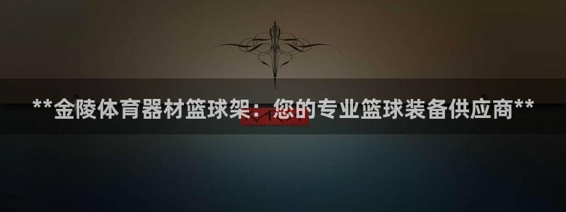 耀世挑战第三关怎么过：**金陵体育器材篮球架：您的专