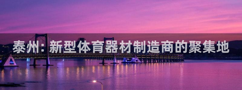 耀世平台代理怎么样啊：泰州: 新型体育器材制造商的聚