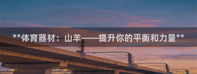 耀世娱乐可以玩吗是真的吗：**体育器材：山羊——提升