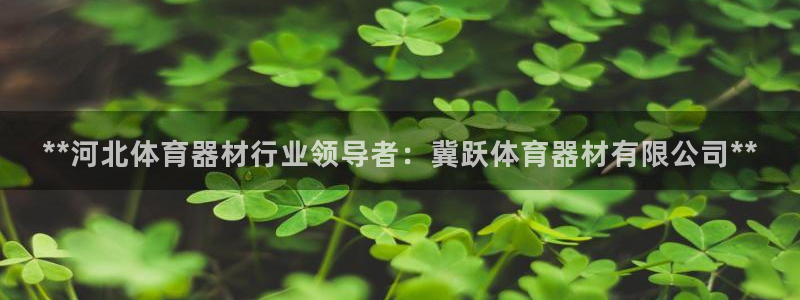 耀世娱乐官网首页登录入口：**河北体育器材行业领导者