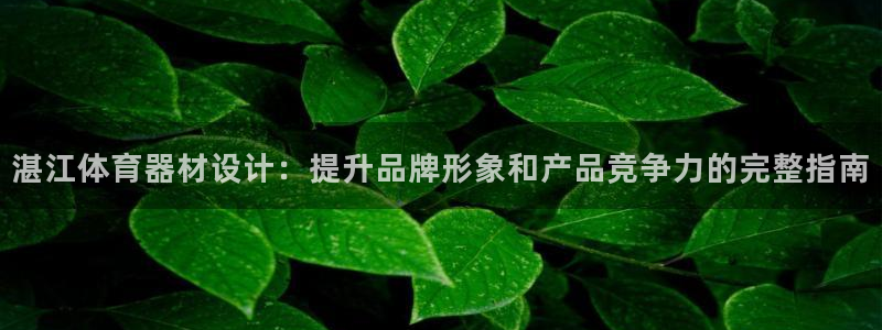 耀世平台理7O777：湛江体育器材设计：提升品牌形象