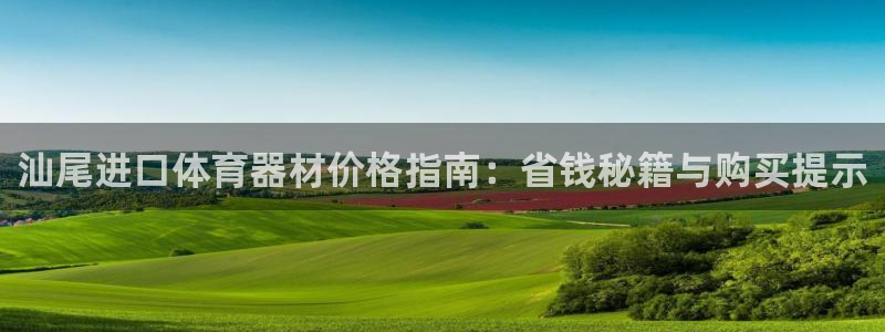 耀世兵权：汕尾进口体育器材价格指南：省钱秘籍与购买提