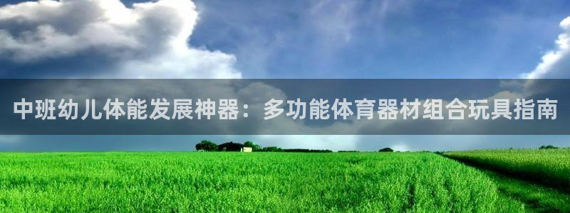 耀世娱乐怎么注册账号：中班幼儿体能发展神器：多功能体
