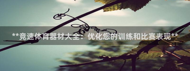 耀世娱乐下载最新版本安装：**竞速体育器材大全：优化