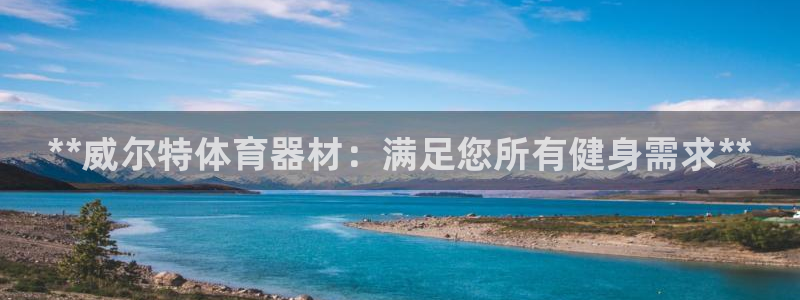 耀世娱乐官网注册流程：**威尔特体育器材：满足您所有